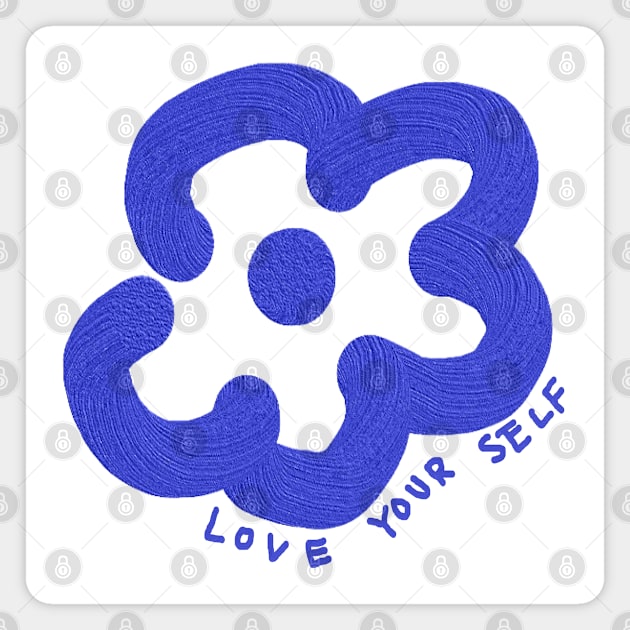 love yourself Magnet by zzzozzo